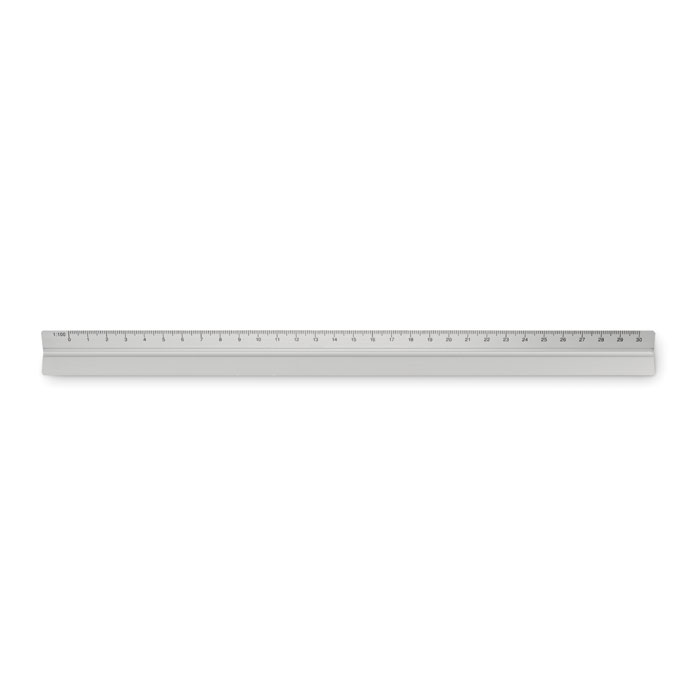Règle d’architecte kutch en aluminium Tria_Argent mat