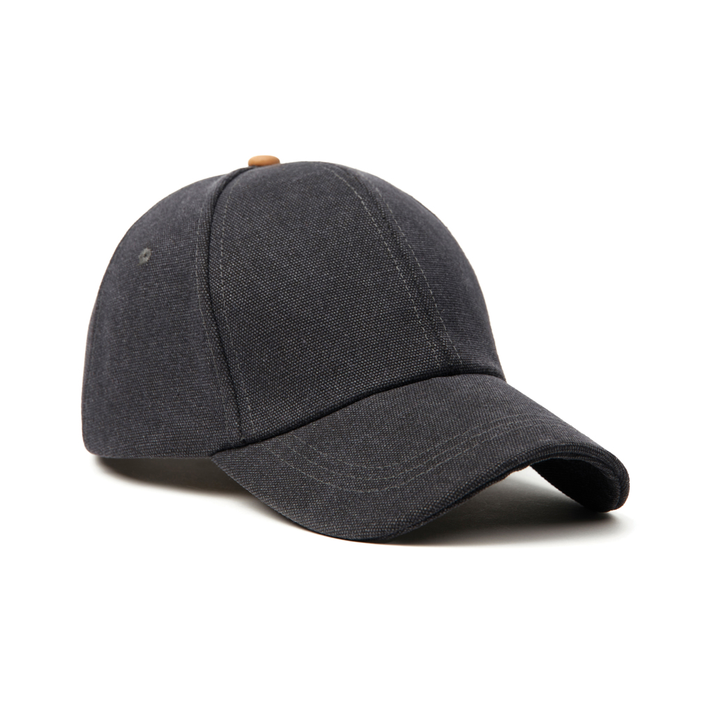 Casquette en coton recyclé Vinga Bosler_Noir