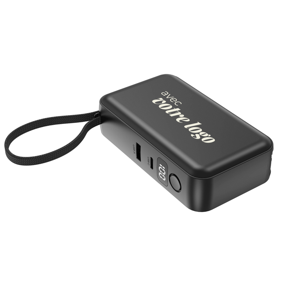 Batterie externe rapide en plastique recyclé certifié avec adaptateur Urban Vitamin Eureka 65 W_02