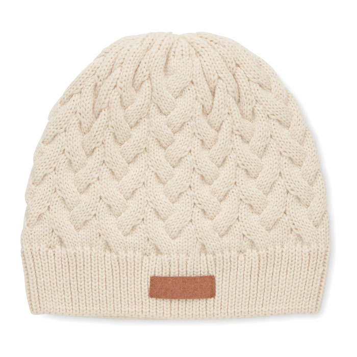Bonnet en polyester recyclé rPET Katmai_Beige