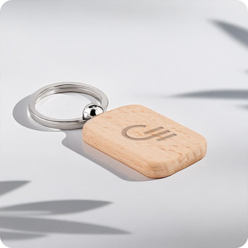 Porte-clés en bois Poty Wood_00