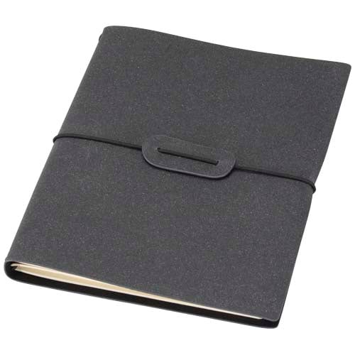Carnet A5 en papier certifié et plastique recyclé Slyk_Gris