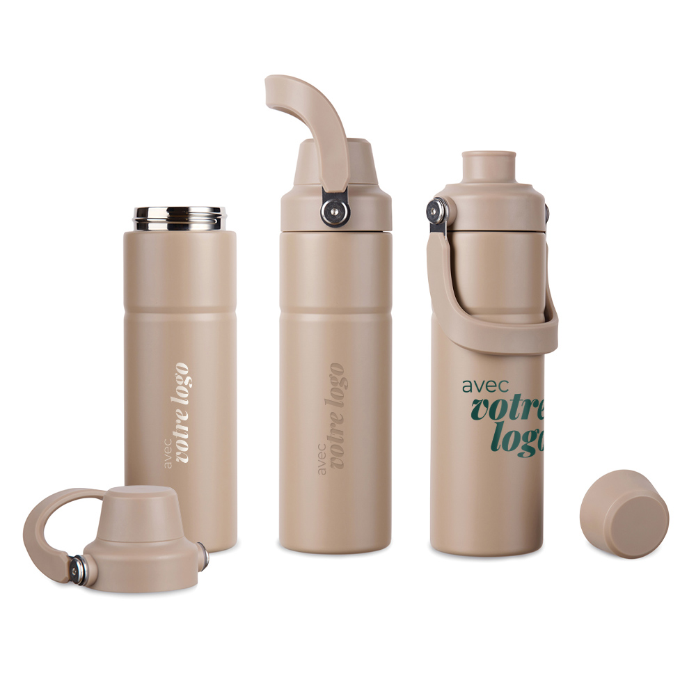 Gourde isotherme en inox recyclé certifié Baltimore Trek 600 mL_02