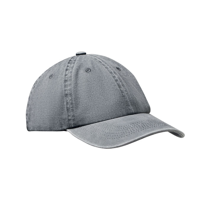 Casquette vintage 6 panneaux Beau_Gris
