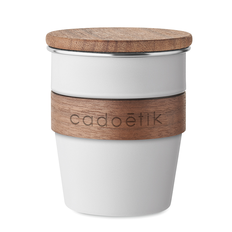 Mug de voyage en inox recyclé Walnut 350 mL_1