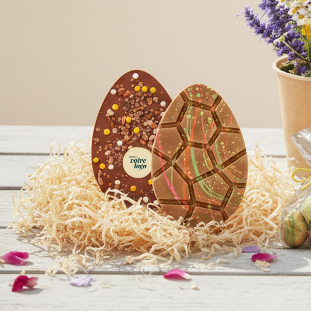 Œuf de Pâques en chocolat belge personnalisable 100 g_03