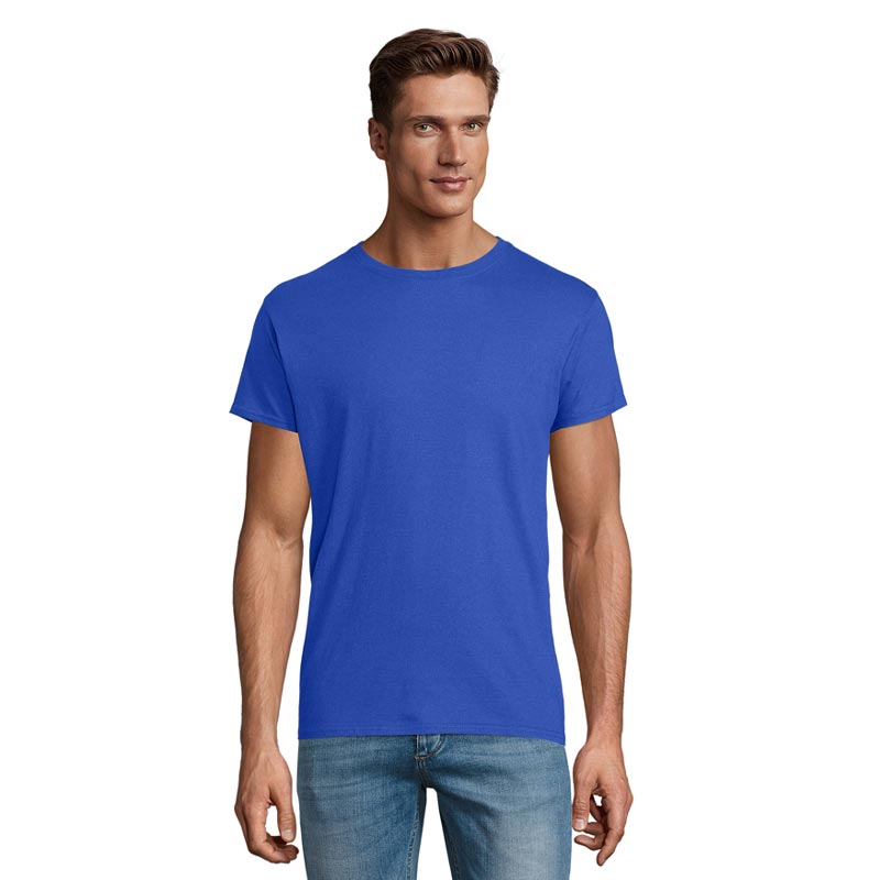 t-shirt publicitaire en coton Epic bleu