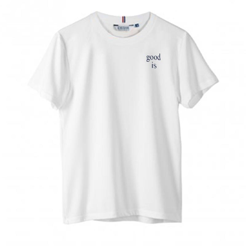 T-shirt publicitaire en coton blanc Alphonse