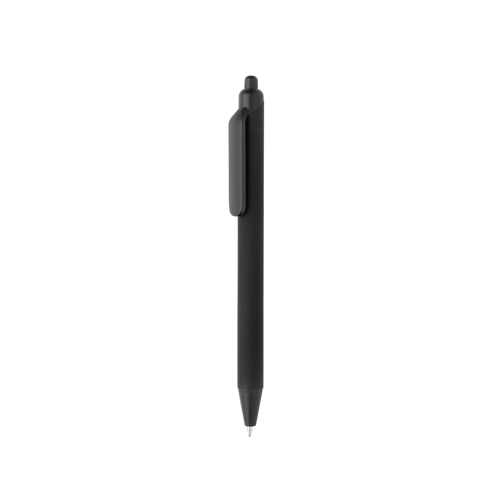 Stylo en plastique recyclé certifié Tide_Noir