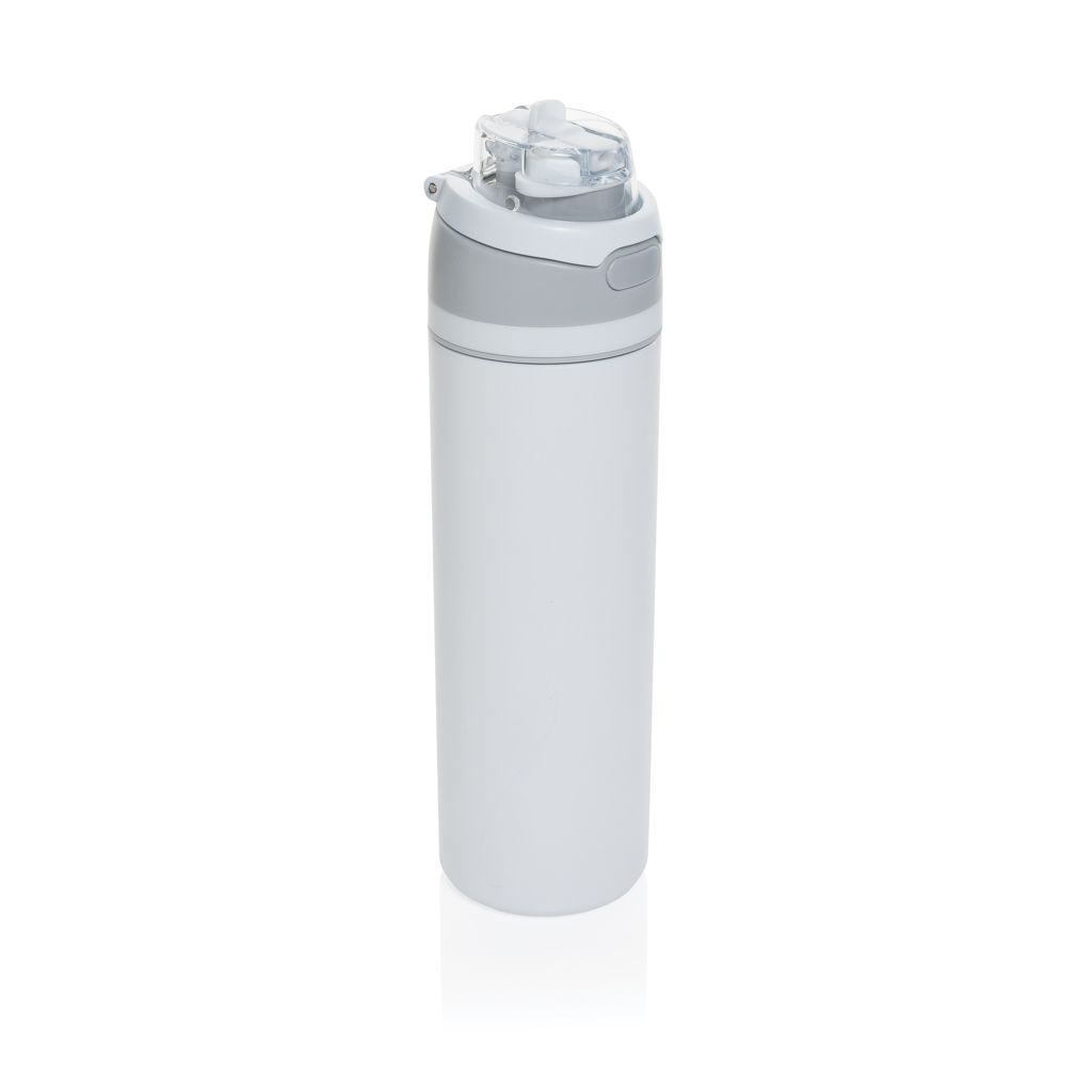 Bouteille isotherme en inox recyclé certifié Omni Sip 700 mL_Blanc