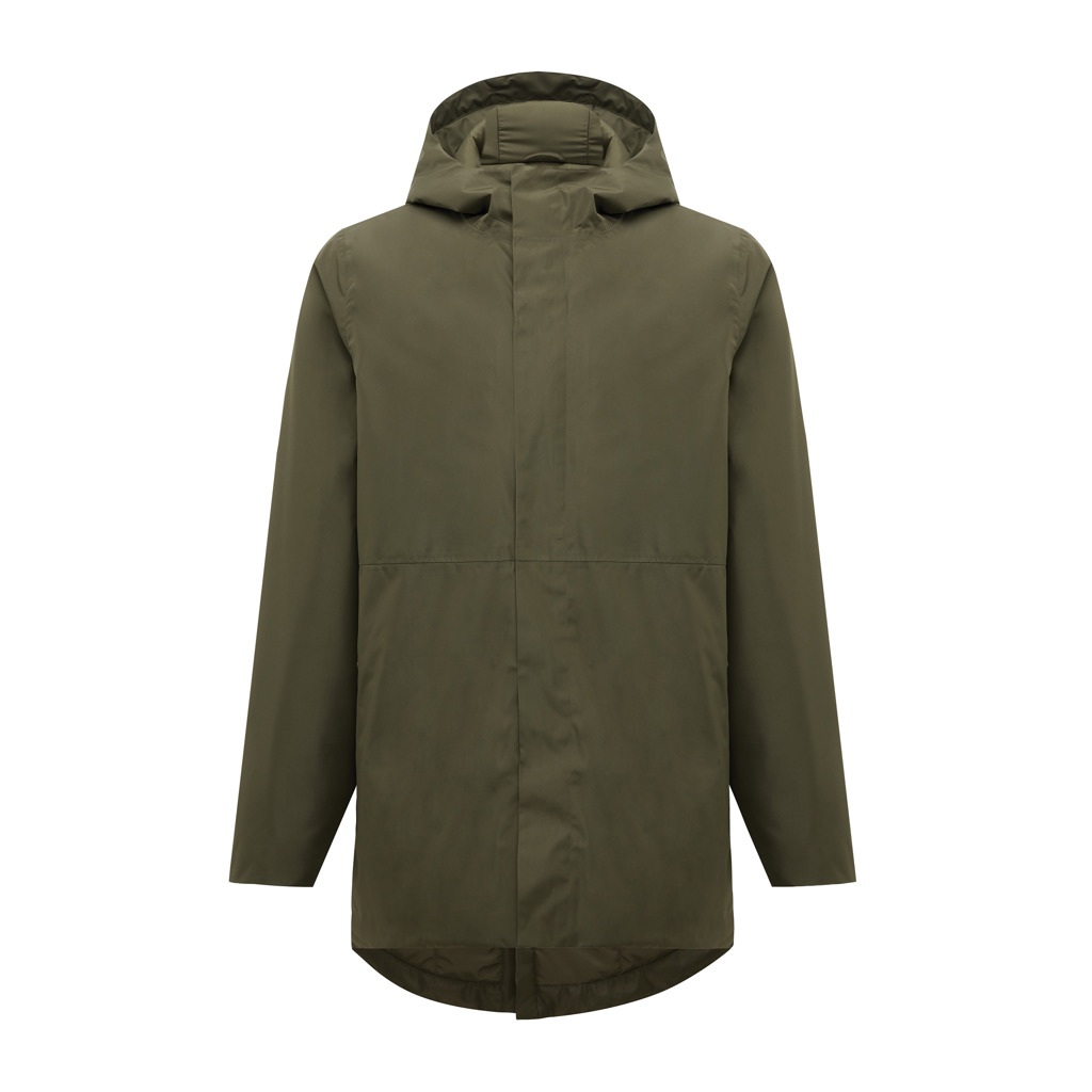 Parka unisexe personnalisée en polyester recyclé Iqoniq Thelon_Kaki