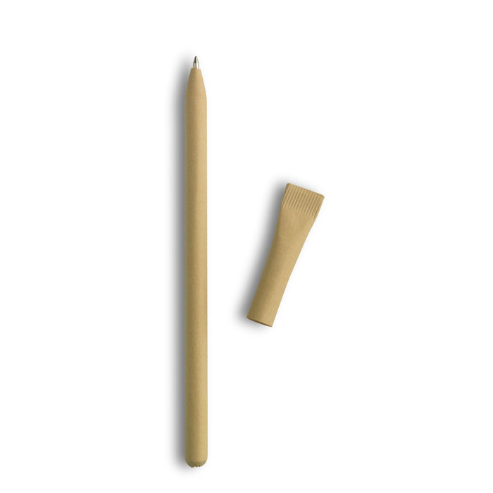 Stylo bille en papier recyclé Artel_Beige