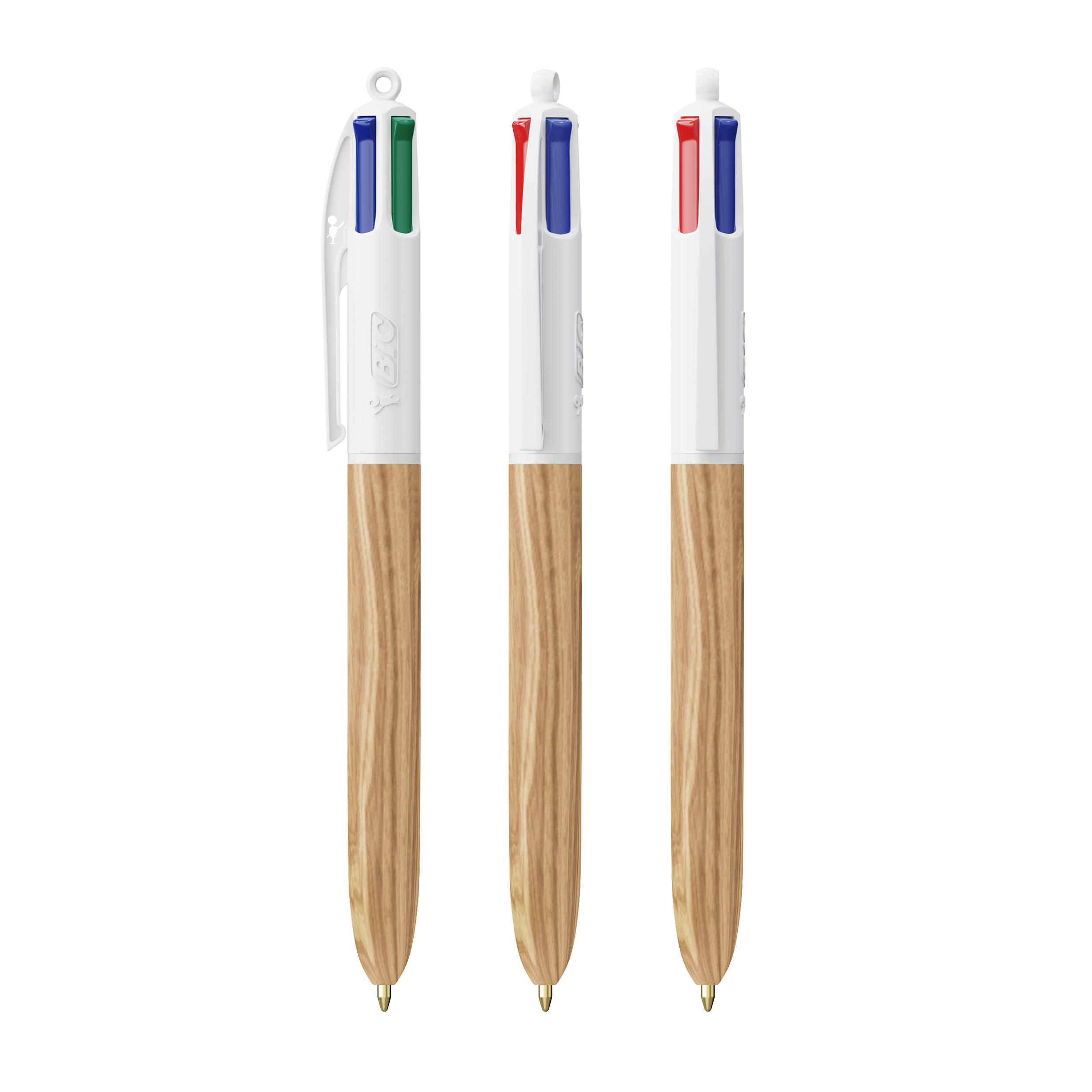 Blanc/Bois naturel
