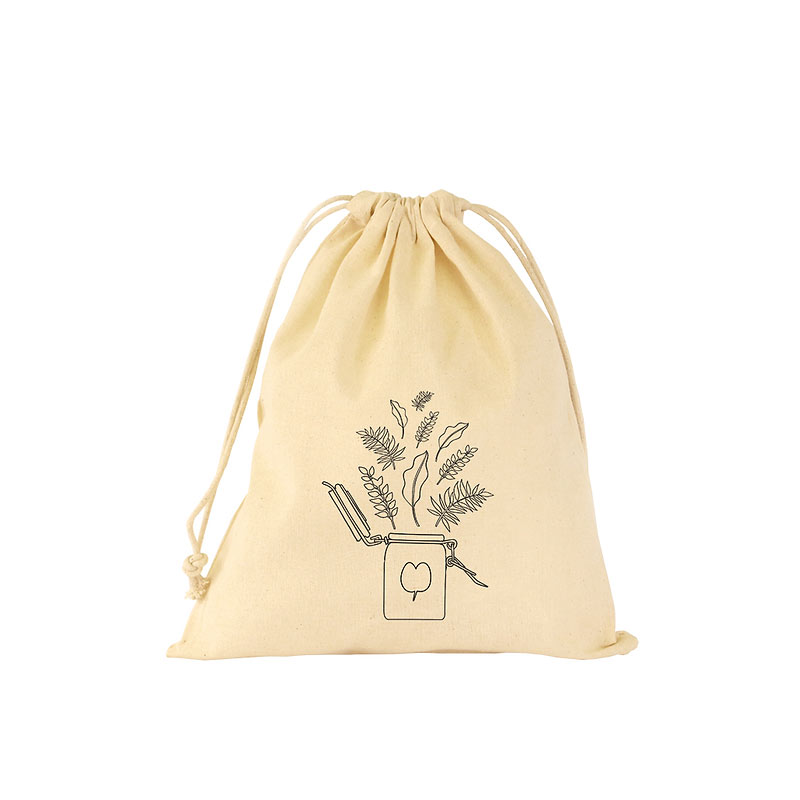 Sac à cordelette en coton certifié Agra 130 g_02