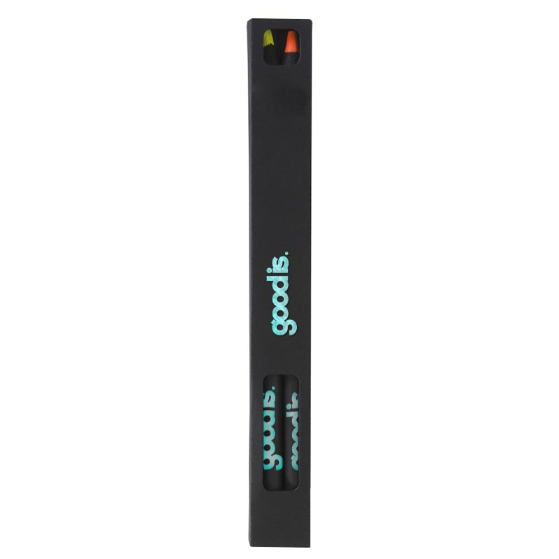 Étui pour 2 crayons surligneur fluo Prestige Black_02