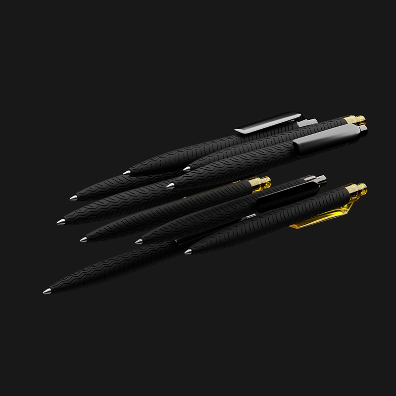 Stylo bille en plastique recyclé QS03_04