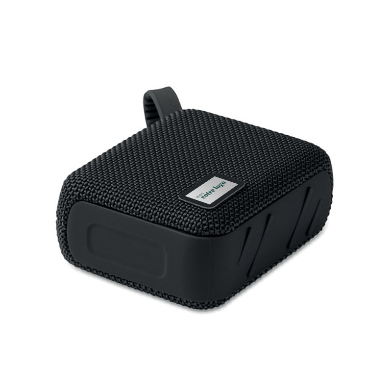 Enceinte nomade personnalisée en polyester recyclé rPET Oblo 5 W_03