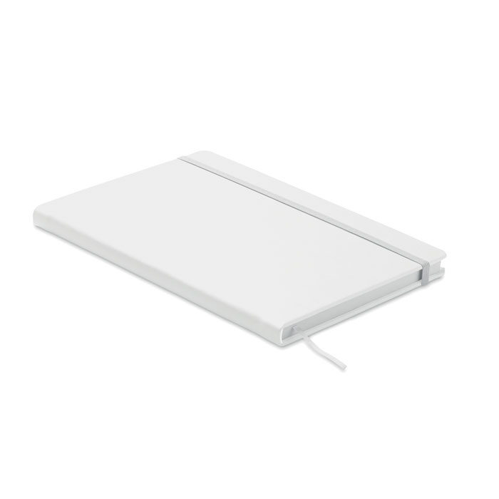 Carnet A5 en papier recyclé Ours_Blanc