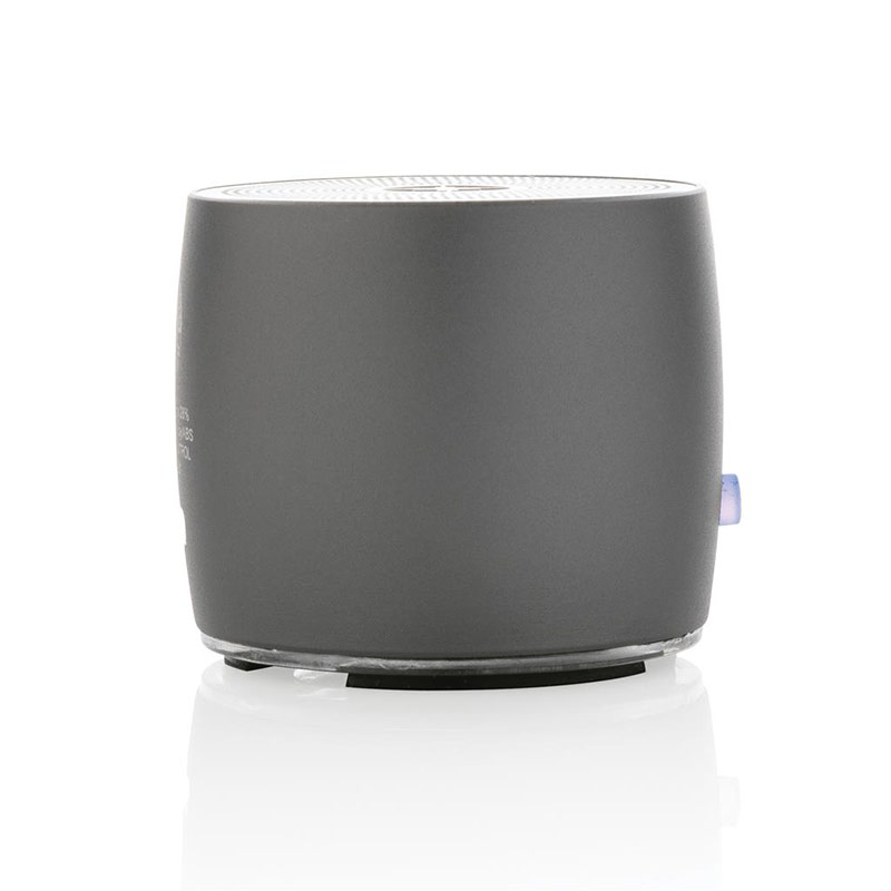 Enceinte nomade en aluminium recyclé certifié et plastique recyclé Swiss Peak Minimix Eco 3W_4