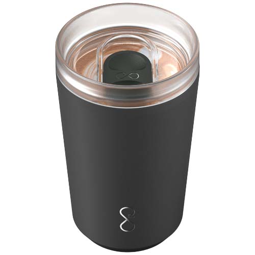 Mug isotherme en inox recyclé Ocean Bottle 350 mL_Obsidian black