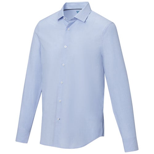 Chemise homme en coton bio certifié Cuprite _Bleu clair