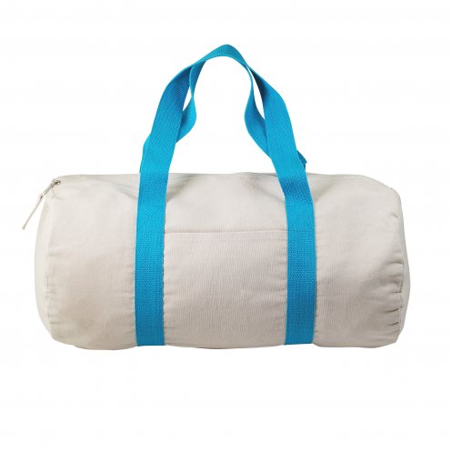 Sac polochon en coton recyclé Magnum_Turquoise
