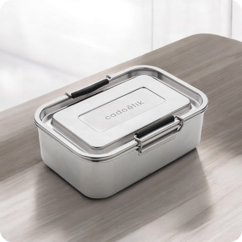 Lunch box en inox recyclé certifié Foodist 1 L_0