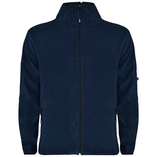Veste polaire zippée pour homme en polyester certifié Luciane 300 g_Navy blue