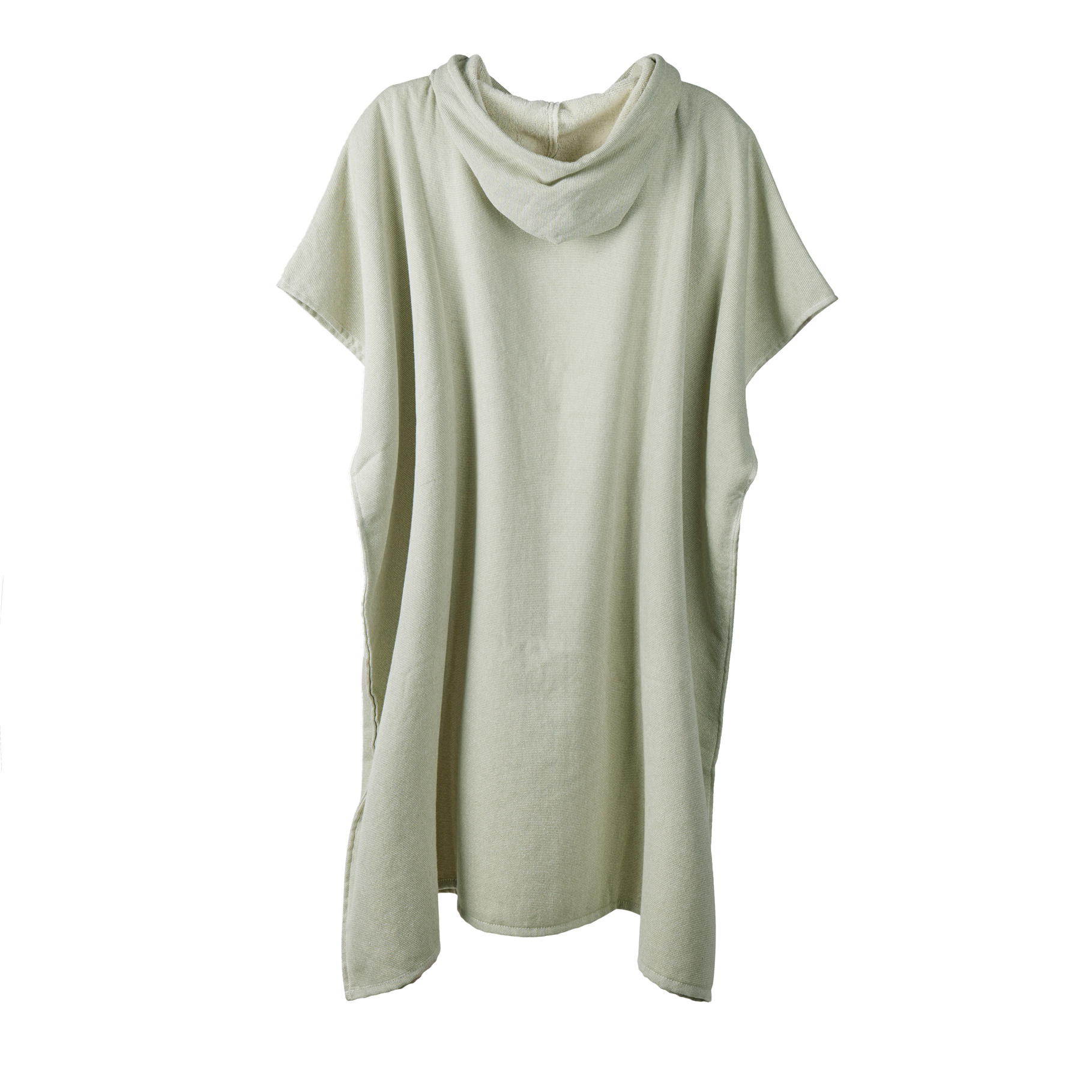 Poncho de plage en coton éponge et polyester certifiés Vinga Tolo 360 g_Vert