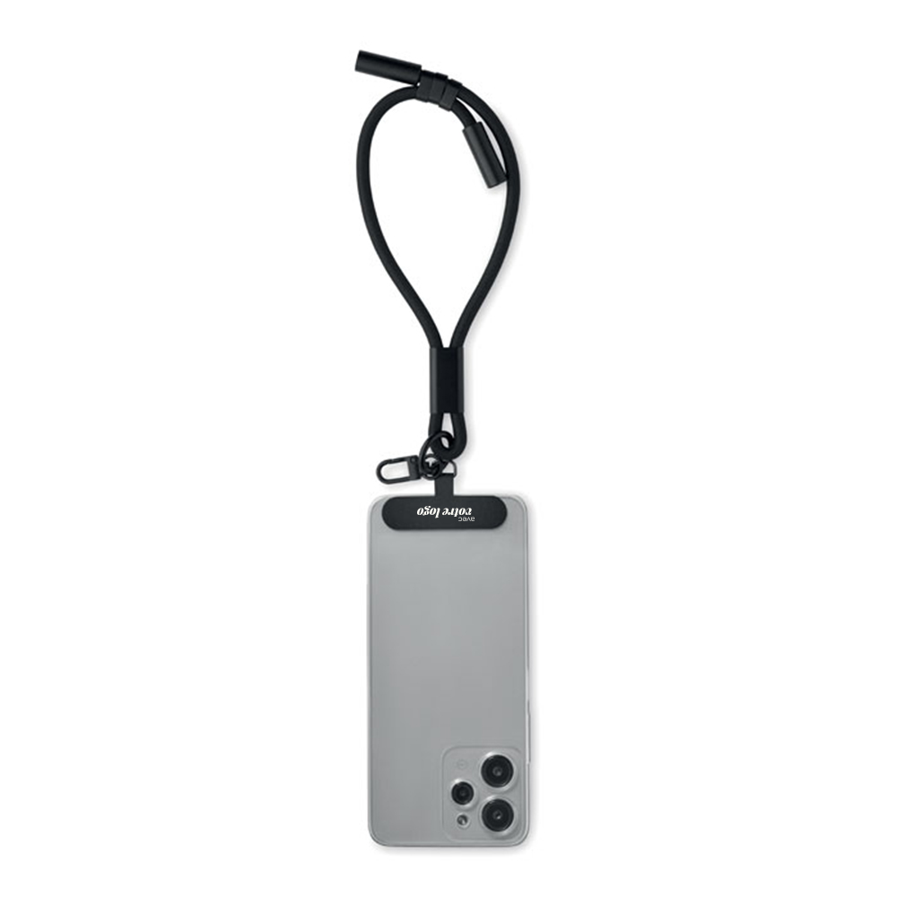 Dragonne pour téléphone et câble de charge en plastique recyclé rPET Vrist_02