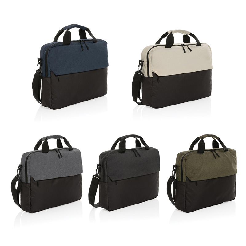 Sacoche ordinateur 15,6" en polyester recyclé rPET Aware Kazu_02