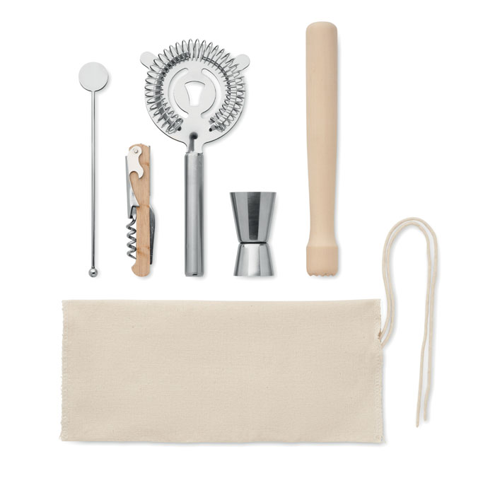 Set d’accessoires de cocktail Mai Tai_Beige