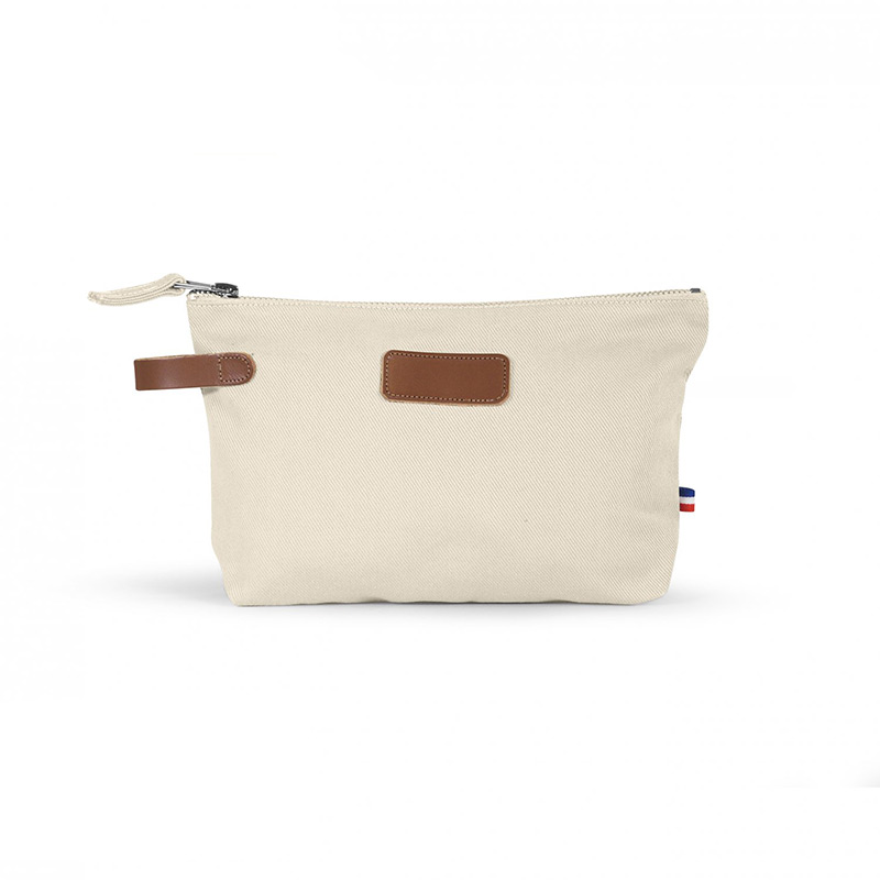 Trousse multi-usages en coton bio certifié et cuir Musette_04