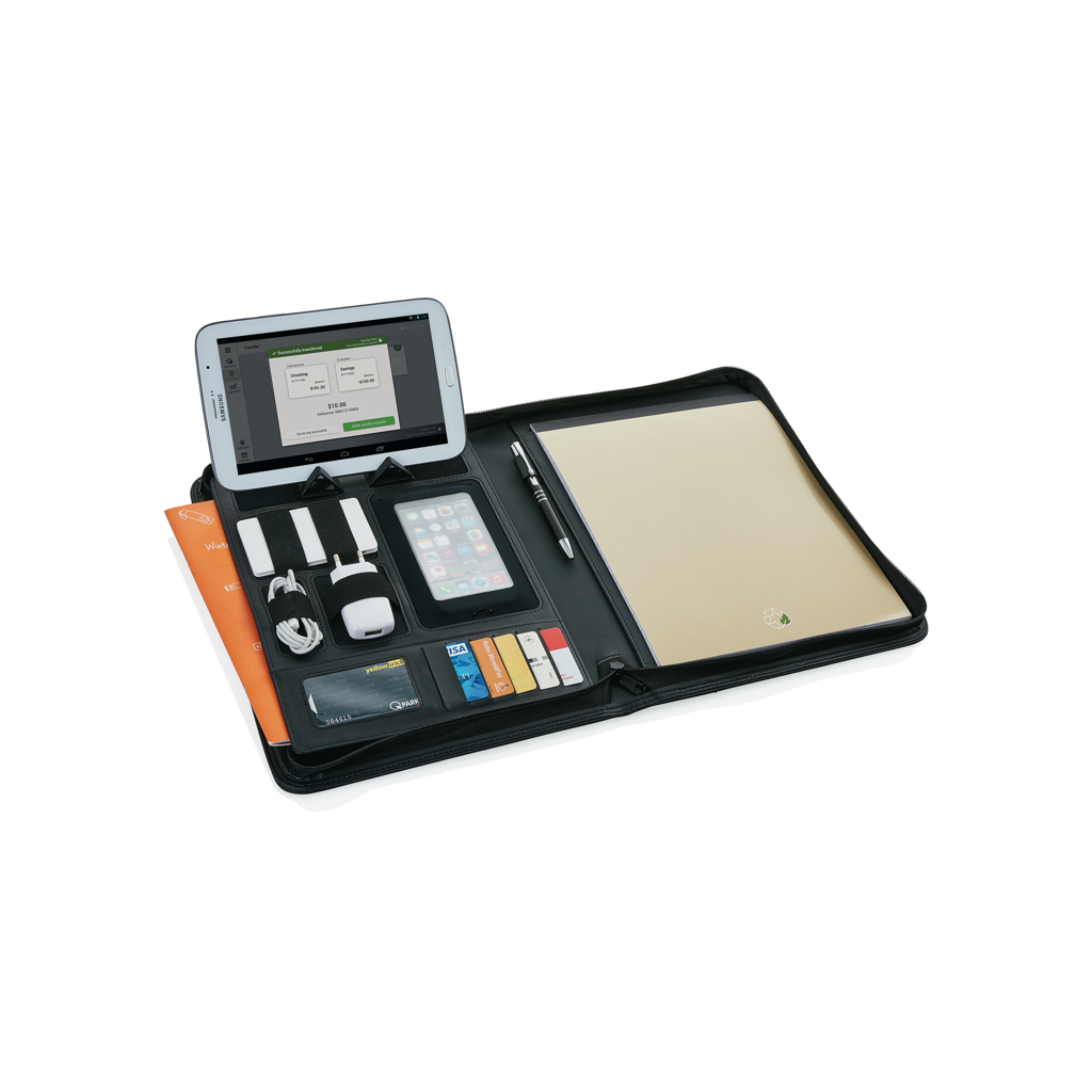 Conférencier technique A4 zippé Essential 2_Noir