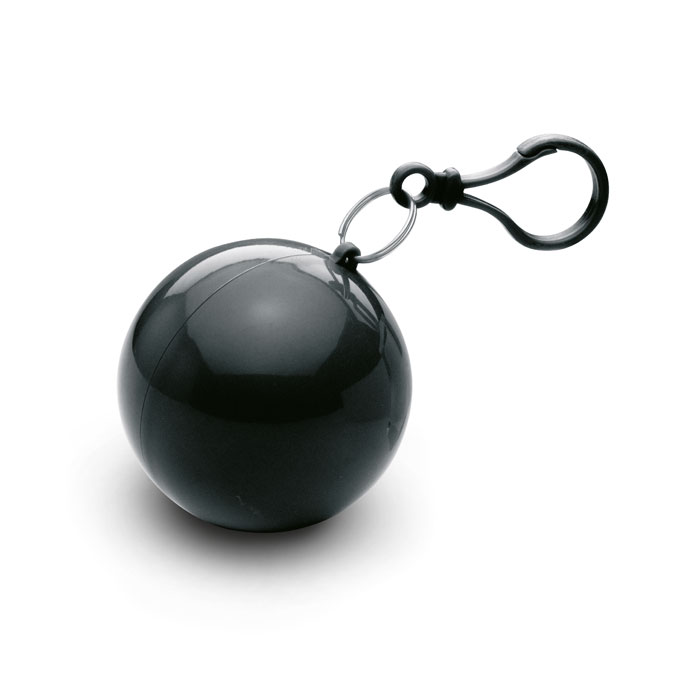 Poncho dans un emballage rond Nimbus_Noir