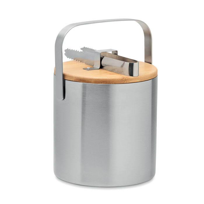 Seau à glace en inox Kokkola 1200 mL_Argent mat