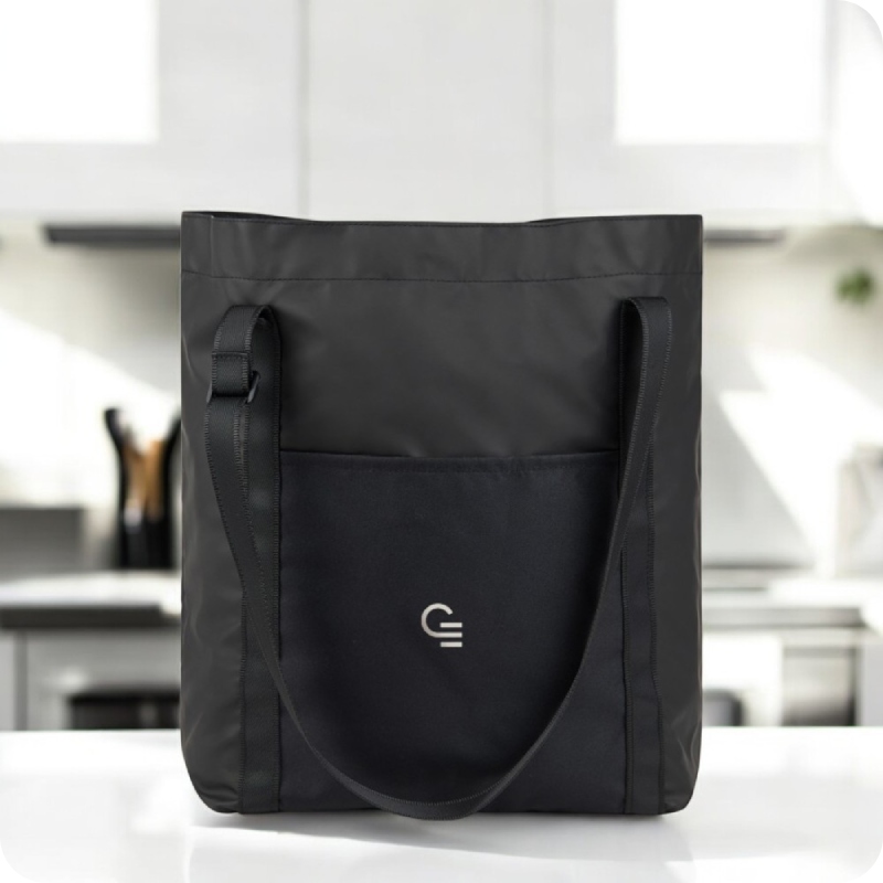 Sac shopping en polyester recyclé certifié Vinga Livorno_00