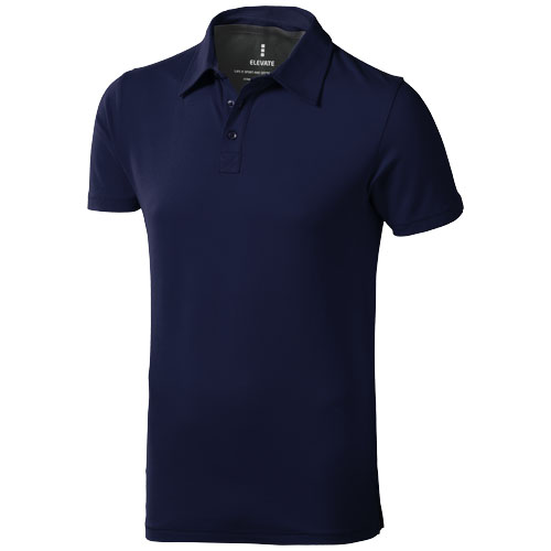 Polo homme en coton Makham_Marine