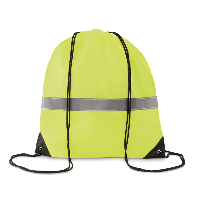 Gym bag réfléchissant Stripe_Jaune fluo