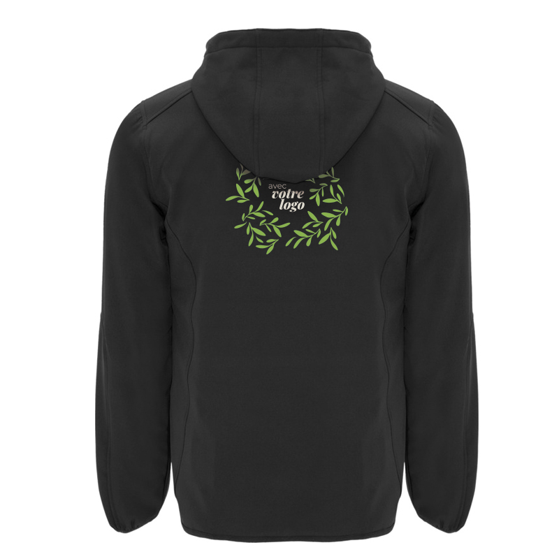 Veste softshell unisexe à capuche en polyester certifié Siberia 300 g_03