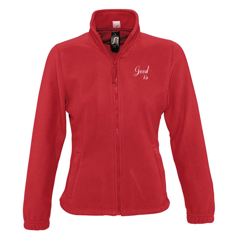 Veste polaire publicitaire zippee femme North Cadoetik