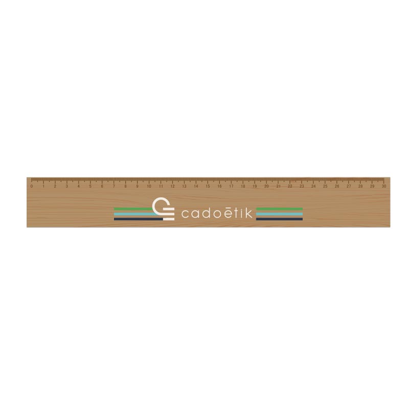 Goodies Made in France - Règle en bambou 30 cm Ep. 0,5 cm