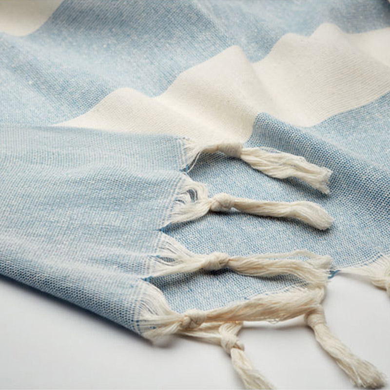 Fouta en coton et polyester recyclés Agoura 140 g_04