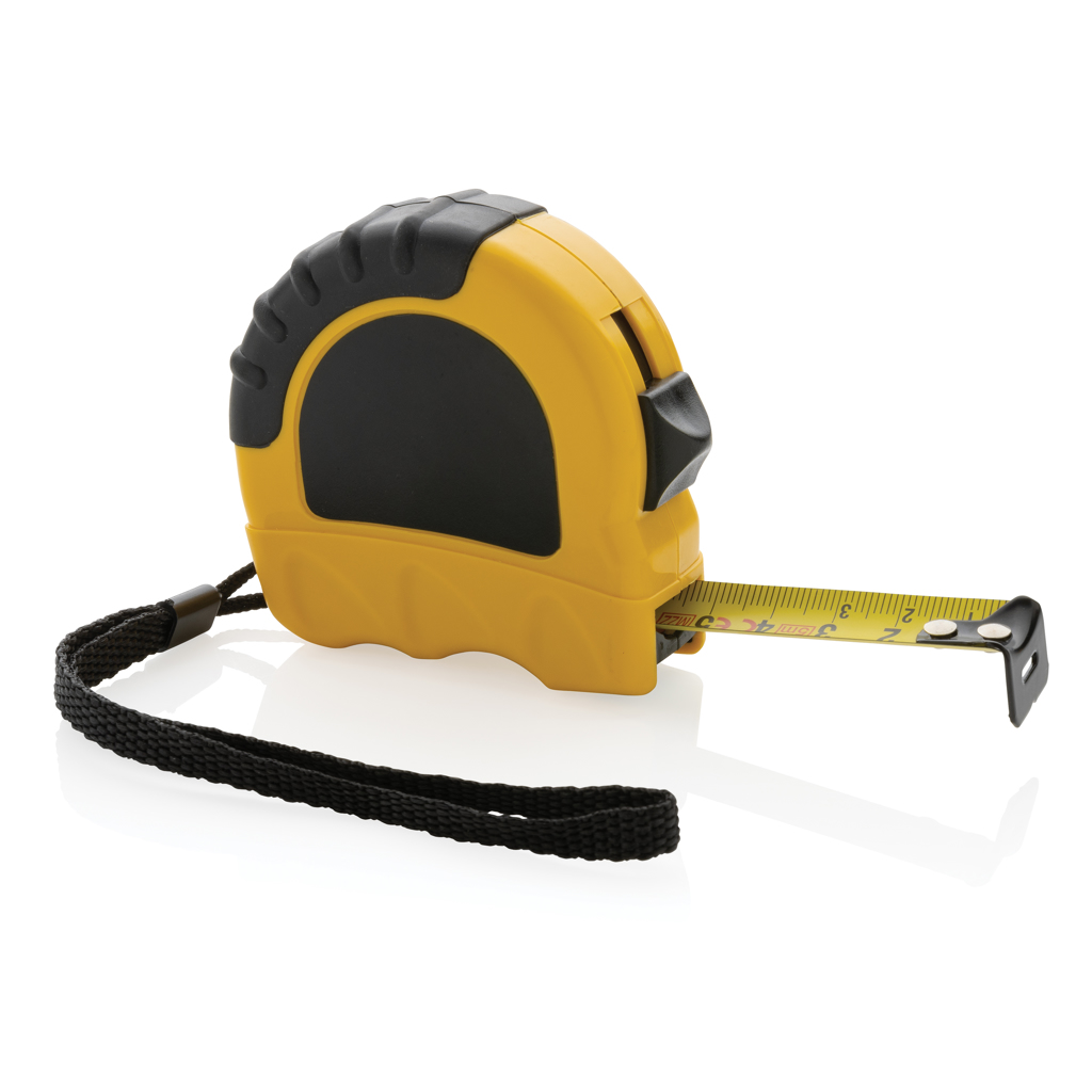 Mètre ruban en plastique recyclé certifié Mata 5M/19mm _Jaune