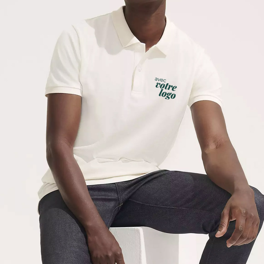 Polo publicitaire homme en coton bio certifié Planet 170 g_00
