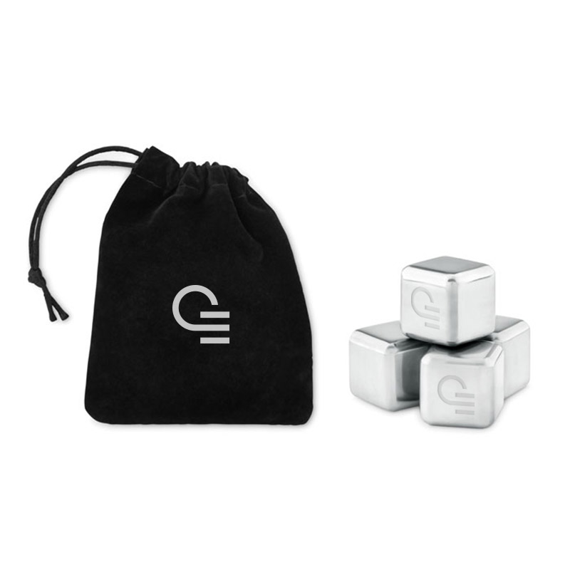 Set de 4 glaçons réutilisables en inox Icy_1
