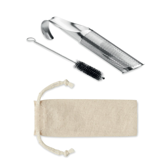 Infuseur à thé en inox Oolong _Argent mat