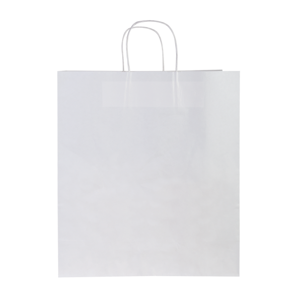Sac en papier kraft Big Modish 35 x 40 cm_Blanc