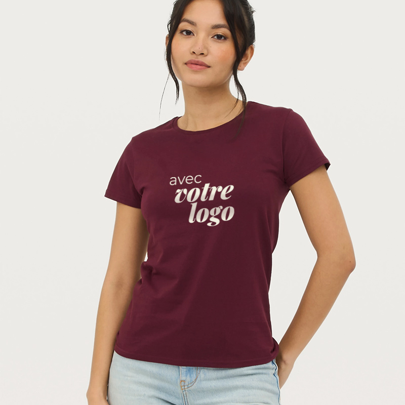 T-shirt publicitaire femme en coton bio certifié Pioneer 175 g_00