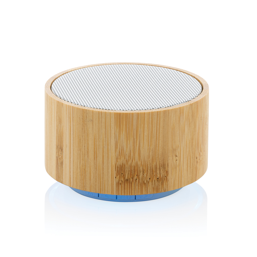 Enceinte nomade en bambou et plastique recyclé certifiés Lumiwood 3W_Blanc